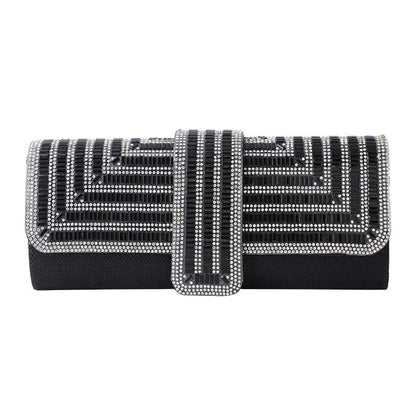 Black Shoulder Bag For Ladies Elegant Hand Messenger - Black