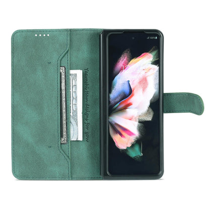 For Samsung Galaxy Z Fold4 5G Horizontal Flip Tpu Phone Case - Black