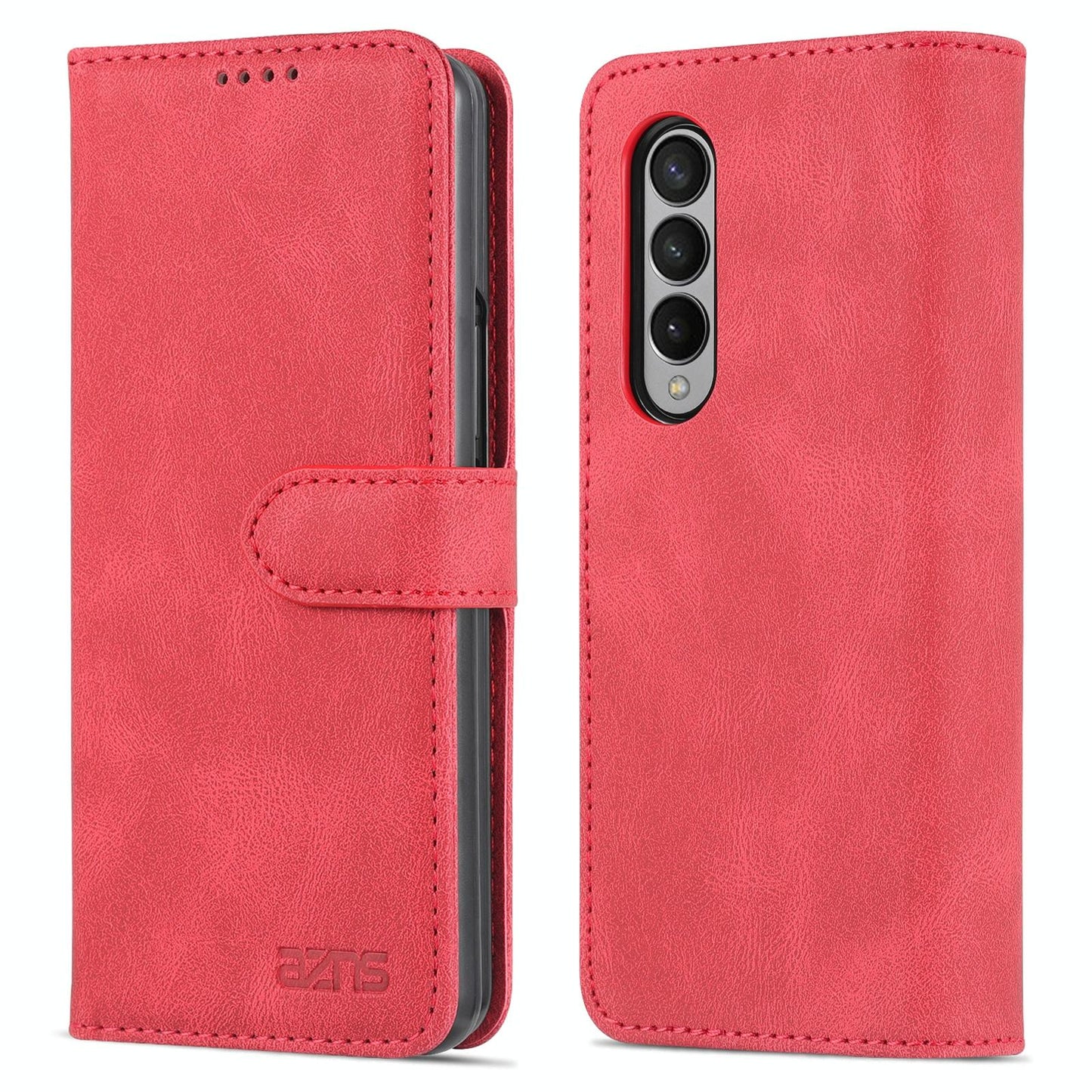 For Samsung Galaxy Z Fold4 5G Horizontal Flip Tpu Phone Case - Black