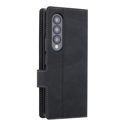 Vili Pr Series Flip Leather Case for Samsung Galaxy z Fold4 - Red