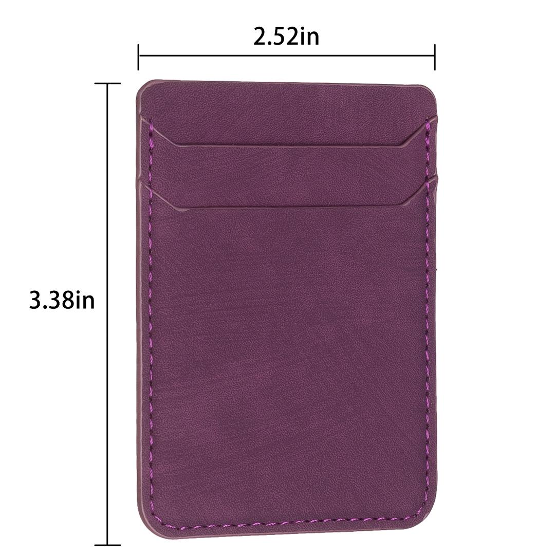 Frosted Card Bag Sticker For Mobile Phones - Pink