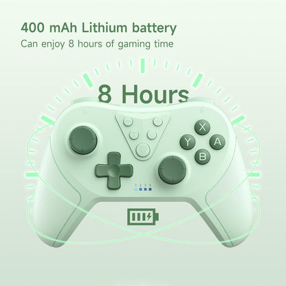 Wireless Controller for Switch & Pc - Compatible Compact - Green