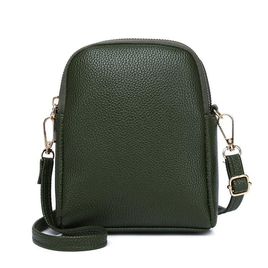 Iitchi Pattern Crossbody Bag For Ladies Fits Cell Phone - Green