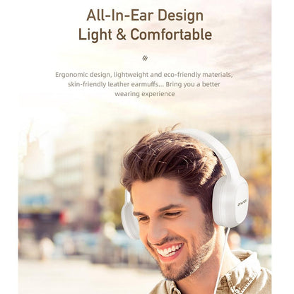 3.5Mm Stereo Wired Headset For Awei Gm-6 - White