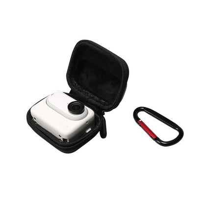 Portable Insta360 Go 3 Mini Body Bag with Carabiner - Gray