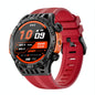 1.46 Inch Ip68 Waterproof Sos Flashlight Bluetooth Smart Watch - Brick Red
