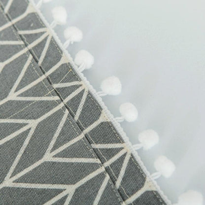 Kitchen Refrigerator and Washing Machine Dustproof Cover - 55x130cm - Gray Triangle