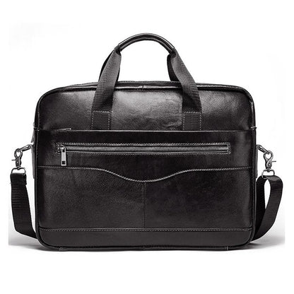 Retro Leather Messenger Bag For Men - Brown