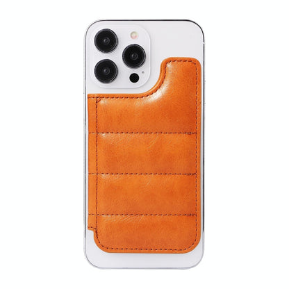 Vintage Cow Print Sewing Card Phone Sticker - Blue