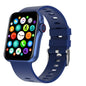 1.6 Inch Waterproof Smart Watch With Ips Colour Screen Sport Sleep Heart Rate Monitoring - Blue
