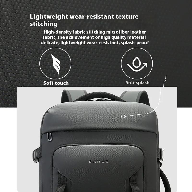 Large Capacity Business Backpack For Men - Gray