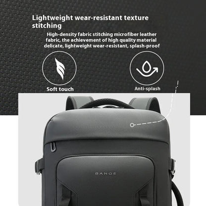 Large Capacity Business Backpack For Men - Gray