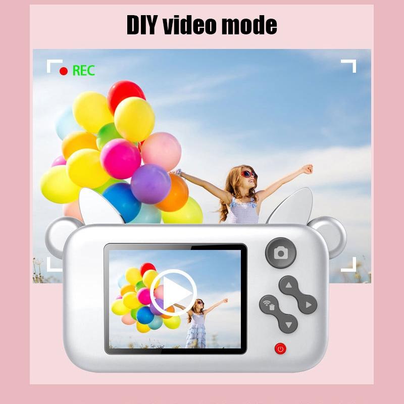 Mini Cartoon Digital Camera for Kids with Wifi - Blue