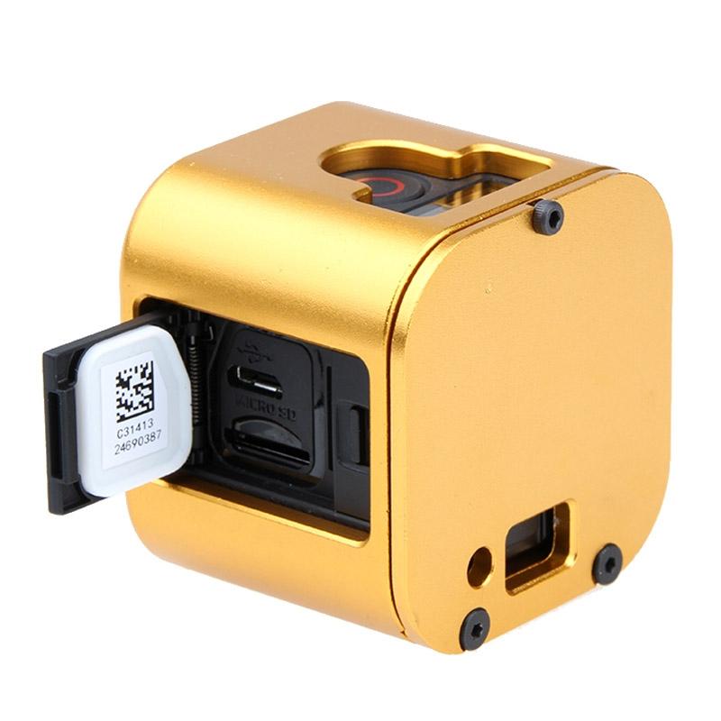 Aluminum Protective Cage for Gopro Session Cameras - Black