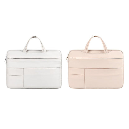 13.3 Waterproof Laptop Bag - Wearable Durable - Light Pink