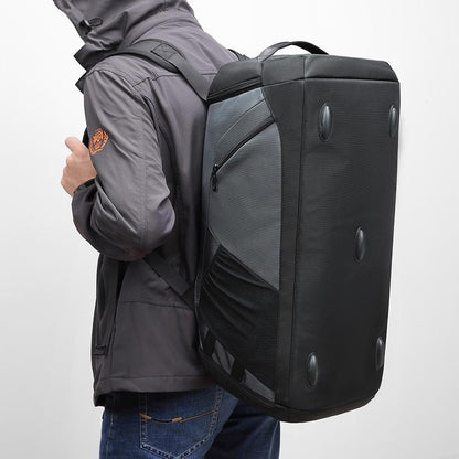 Separate Wet / Dry Large Gym Bag - Black