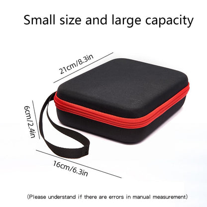 Dji Pocket 3 Camera Handbag - Storage Bag - Black Shell Red Inner