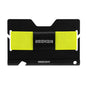 Multi Function Aluminum Card Holder For Men & Women Elastic Band Wallet - Yellow