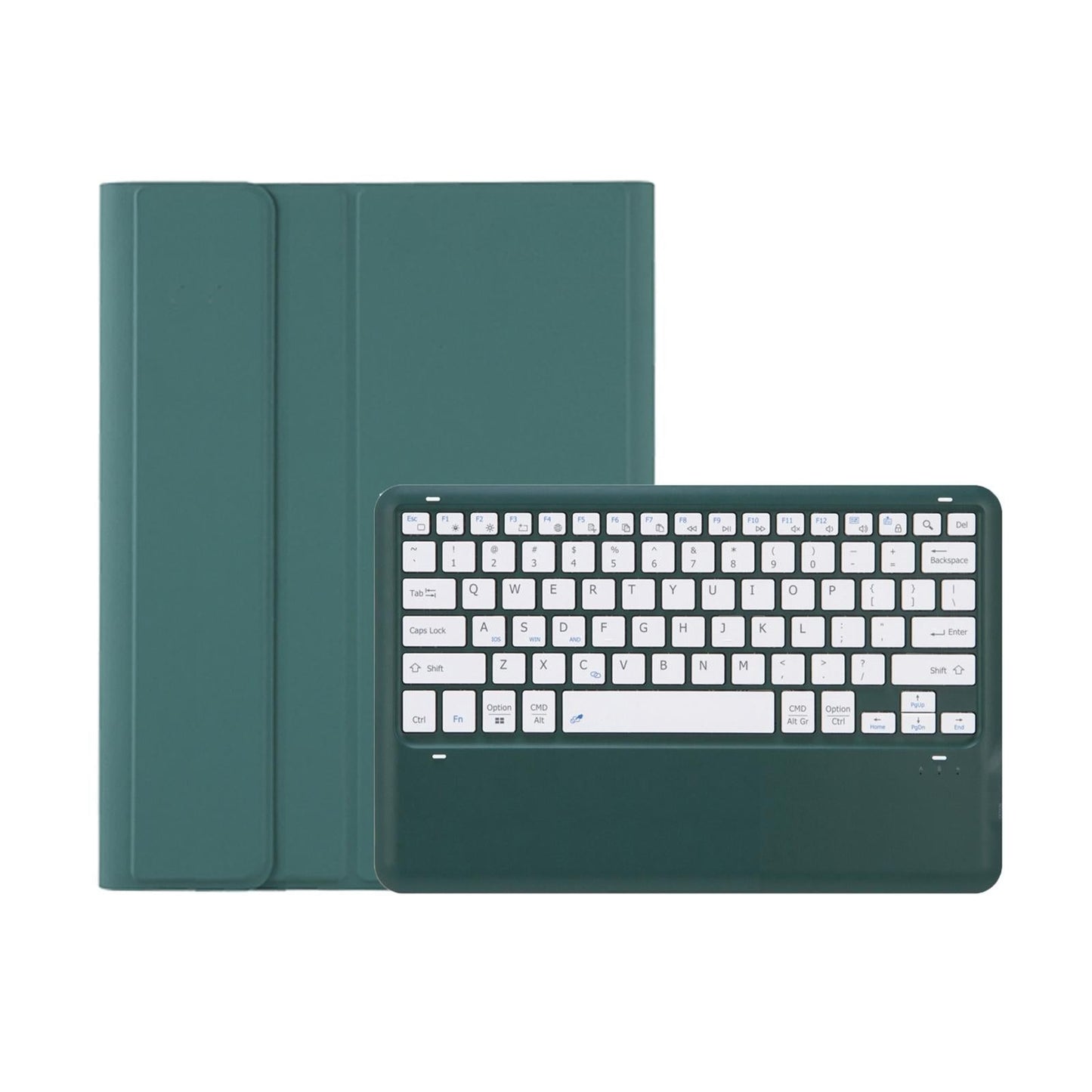 Detachable Bluetooth Keyboard Leather Case For Ipad Pro 12.9 2021 / 2020 / 2018 With Pen Slot - Pink