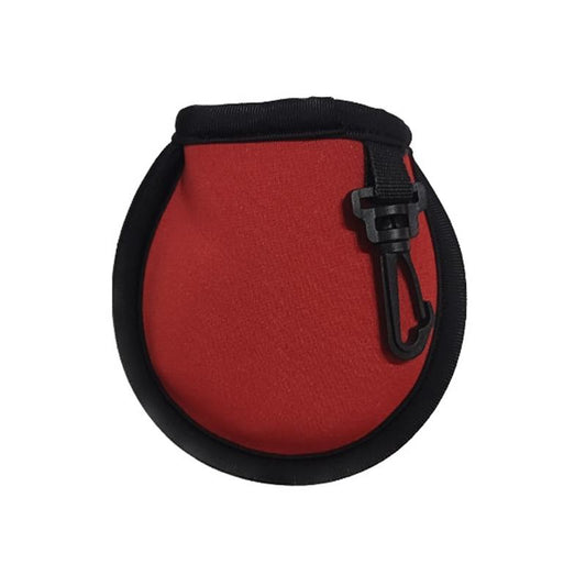 Hooked Neoprene Golf Ball Cover - Durable Protection - Red