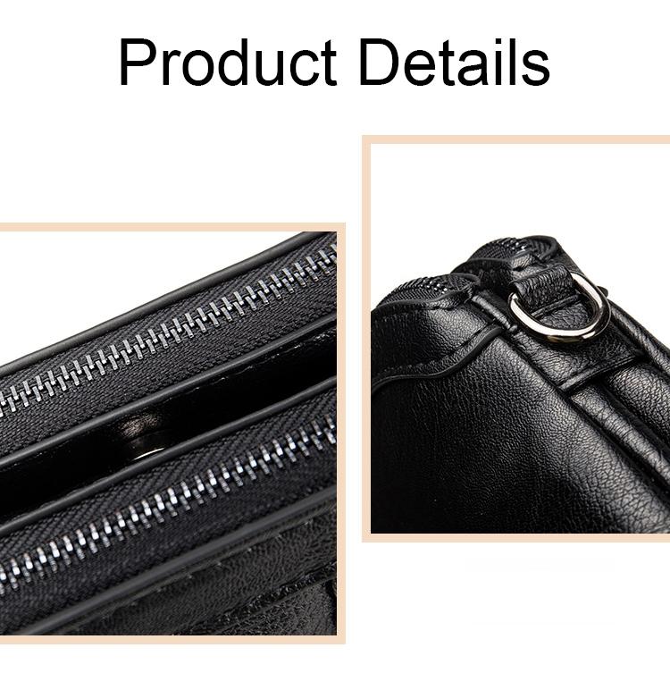 Multifunctional Double Layer Woven Handbag - Cable