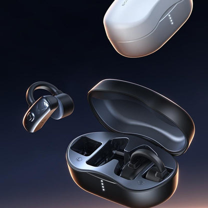 Wireless Bone Conduction Earphones - Openbuds Clip-on for Sports - White