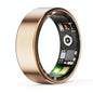 Smart Ring With Heart Rate Blood Oxygen Sleep & Sports Modes - Size 13 - Gold