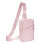 Lightweight Outdoor Sports Chest Bag Cell Phone Crossbody Pack - Pink
