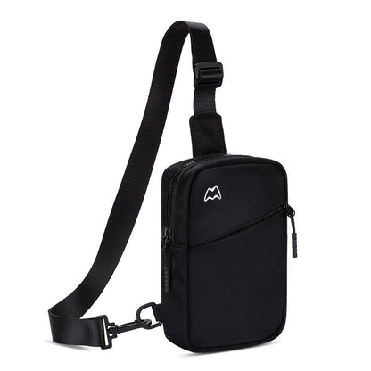 Lightweight Outdoor Sports Chest Bag Cell Phone Crossbody Pack - Pink