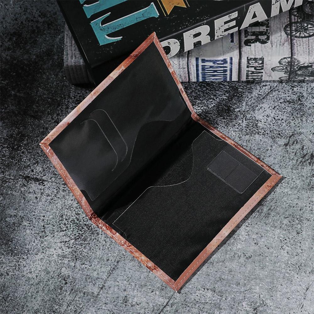 Waterproof Marble Passport & Ticket Holder Colorful Design - Green