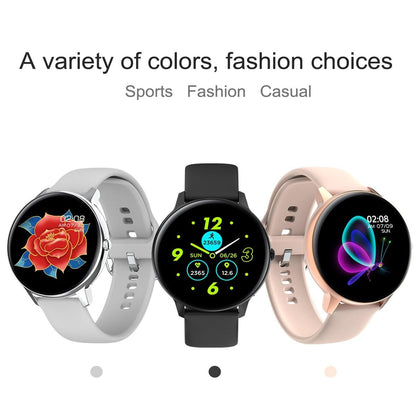 Smart Watch With Ip68 Waterproofing And Health Monitoring - Silver