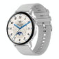 Mini Silicone Smart Watch With Colour Screen - Dt3 - Silver