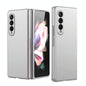 Foldable Metal-look Phone Case for Samsung Galaxy z Fold 4 - Silver