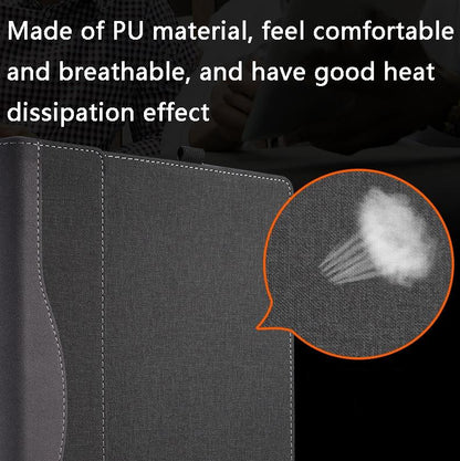 Protective Leather Case For Hp Envy X360 13-Ag Ar - Anti-Fall - Dark Gray
