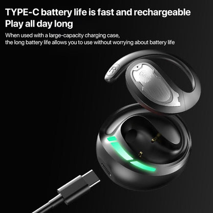 Wireless Bluetooth Earphones for Mechanical Planet - Ear-mounted - Black
