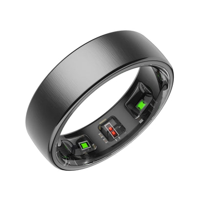 Smart Ring Heart Rate Blood Oxygen Sleep Sports Size 9 - Gold