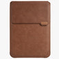 14.0 Inch Water Wave Texture Laptop Sleeve - Versatile Design - Brown