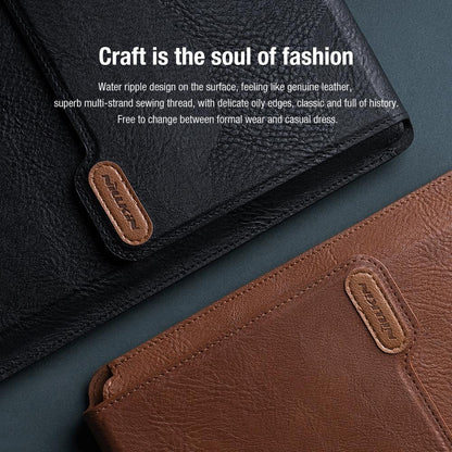 14.0 Inch Water Wave Texture Laptop Sleeve - Versatile Design - Brown