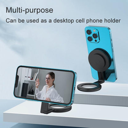 Portable Magnetic Cell Phone Fill Light - Black