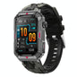 Smart Bracelet With Sleep Detection And Silicone Strap - Bt5.2 - Camo Black