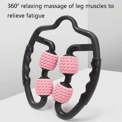 Muscle Massage Roller Foam Shaft For Yoga & Fitness - Water-Drop Type Sky Blue