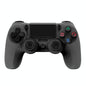 Wireless Bluetooth Game Controller for Ps4 with Dual Vibration and Light Strip - Black