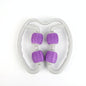 Soft Ring Leg Muscle Massage Roller - Purple