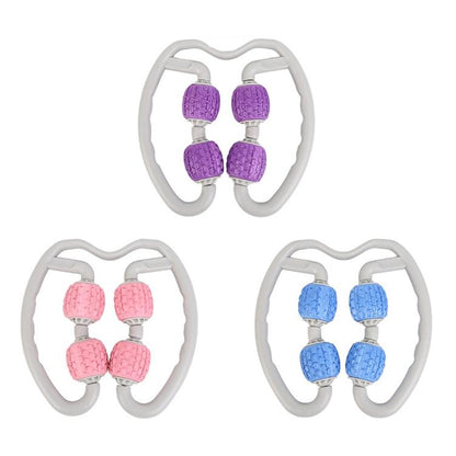 Soft Ring Leg Muscle Massage Roller - Purple