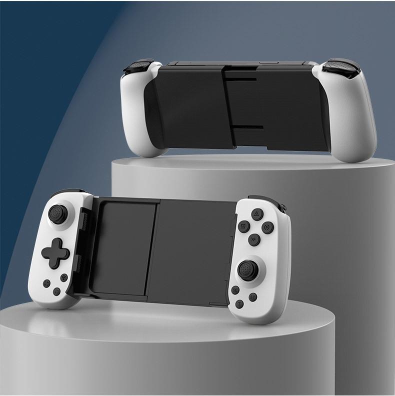 Foldable Tooth Controller for Gaming - White Black