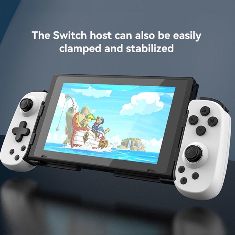 Foldable Tooth Controller for Gaming - White Black