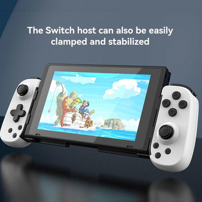 Foldable Tooth Controller for Gaming - White Black