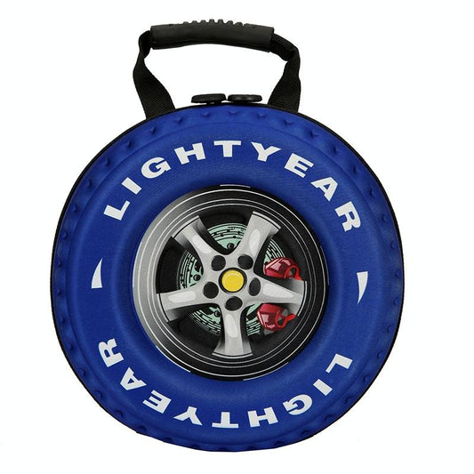 Kindergarten Shoulder Bag - Tire Shaped For Kids - Blue