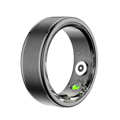 Smart Ring With Heart Rate Blood Oxygen Sleep & Sports Modes - Size 10 - Gold