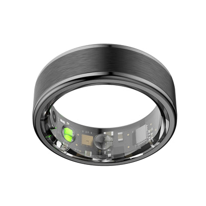 Smart Ring With Heart Rate Blood Oxygen Sleep & Sports Modes - Size 10 - Gold